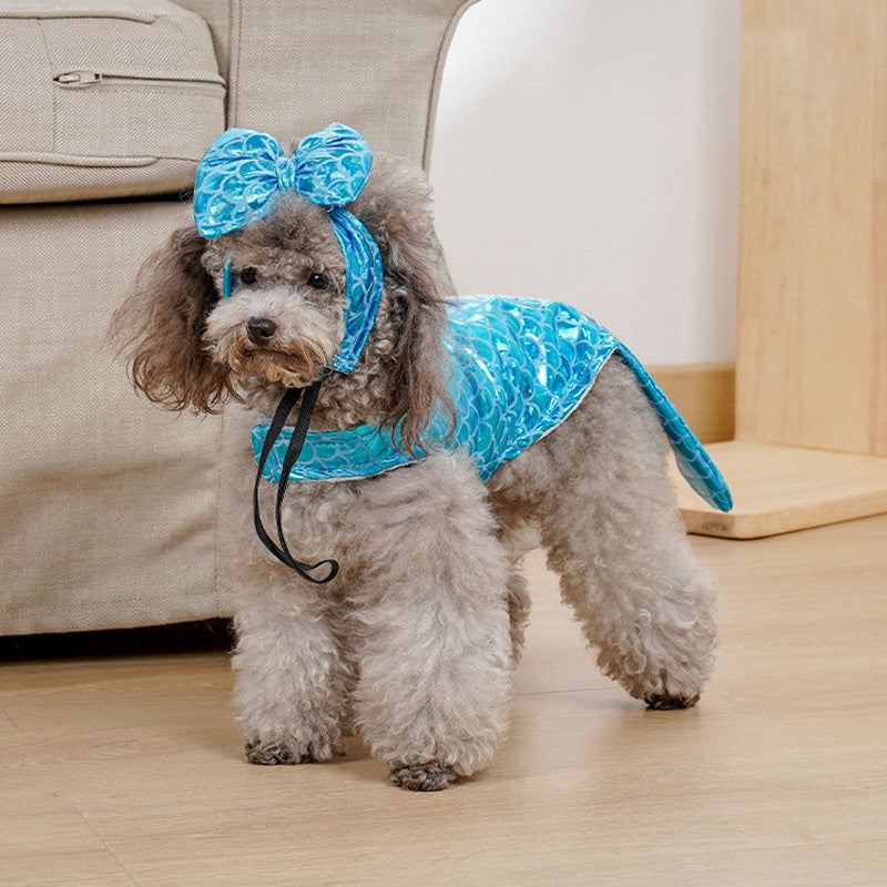 Mermaid Pet Costume Set
