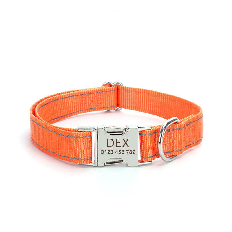 Reflective Silk Dog Collar