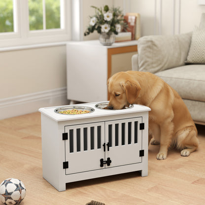 Elevated Dog Food Station