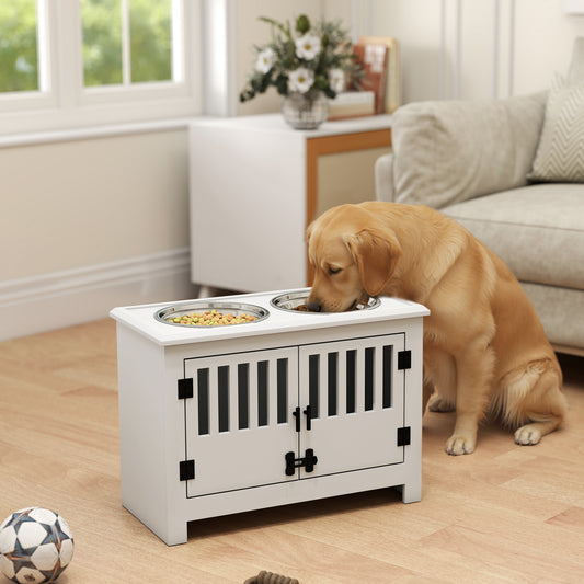 Elevated Dog Food Station