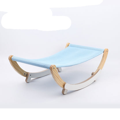 Wooden Cat Hammock Lounge Chair