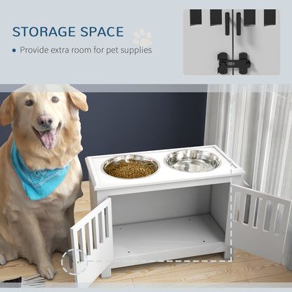 Elevated Dog Food Station