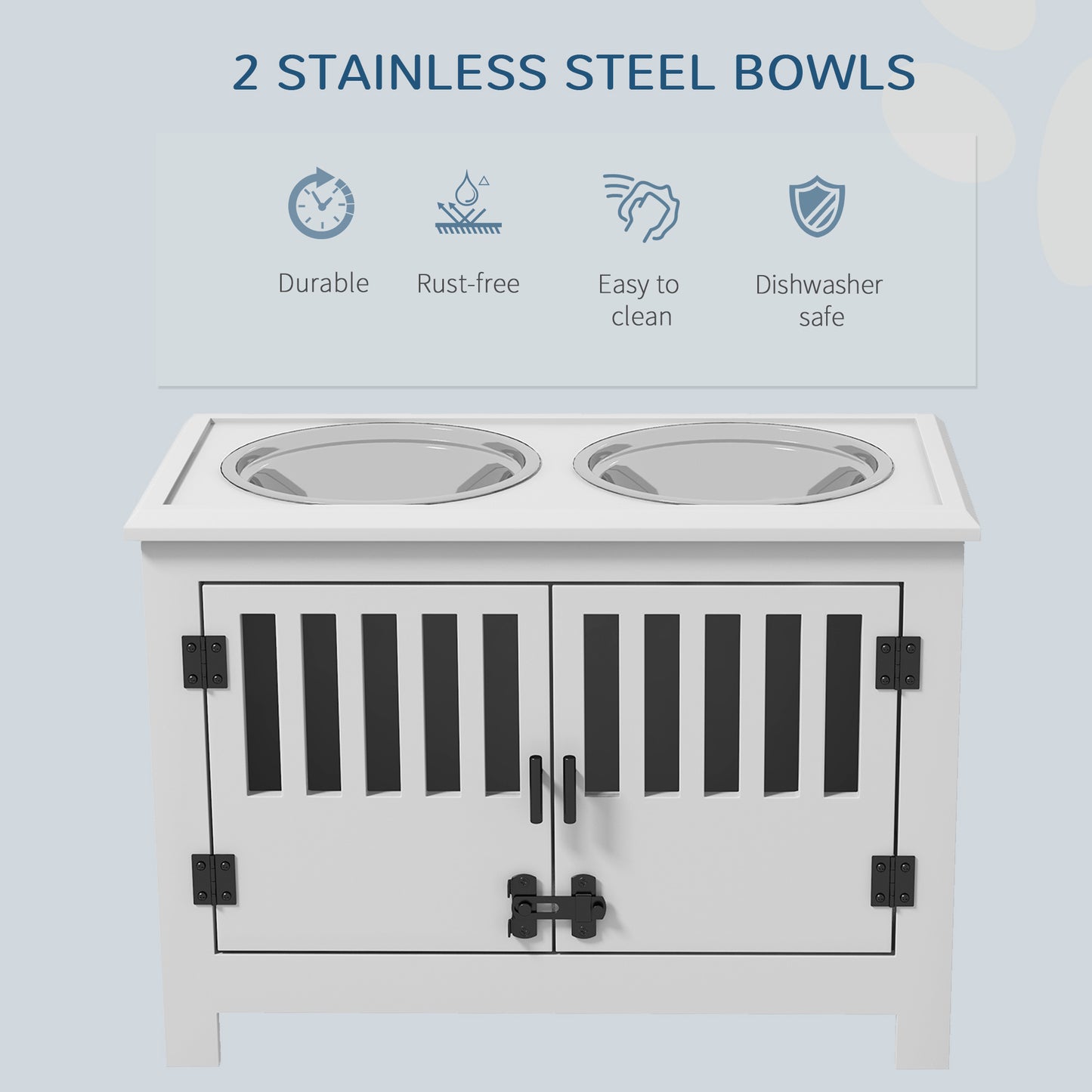 Elevated Dog Food Station