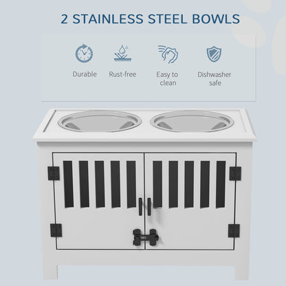 Elevated Dog Food Station