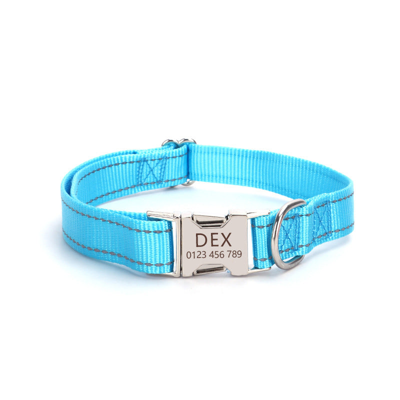 Reflective Silk Dog Collar
