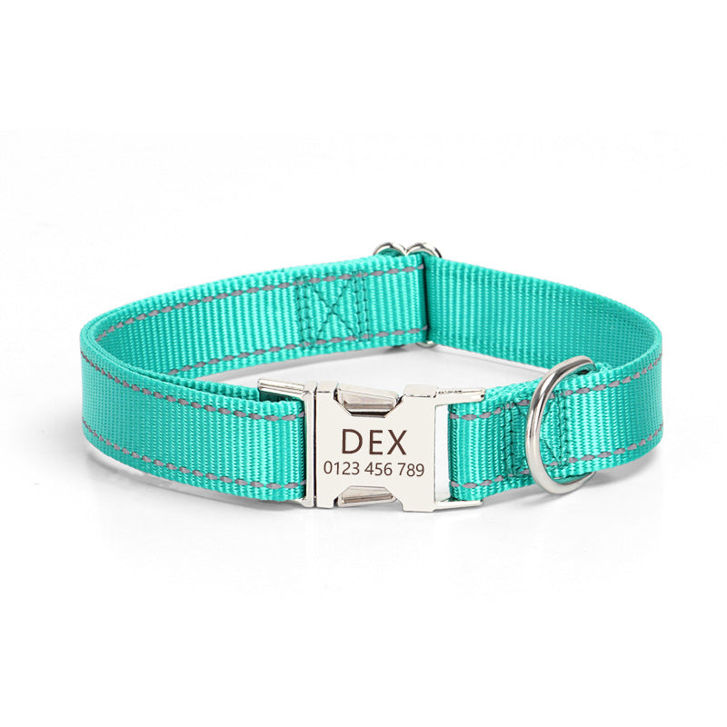Reflective Silk Dog Collar