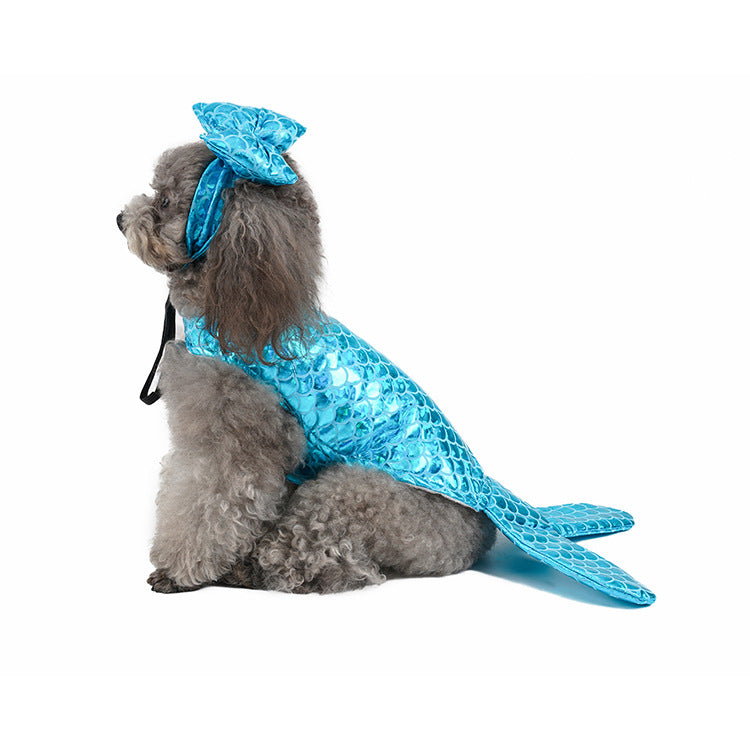 Mermaid Pet Costume Set