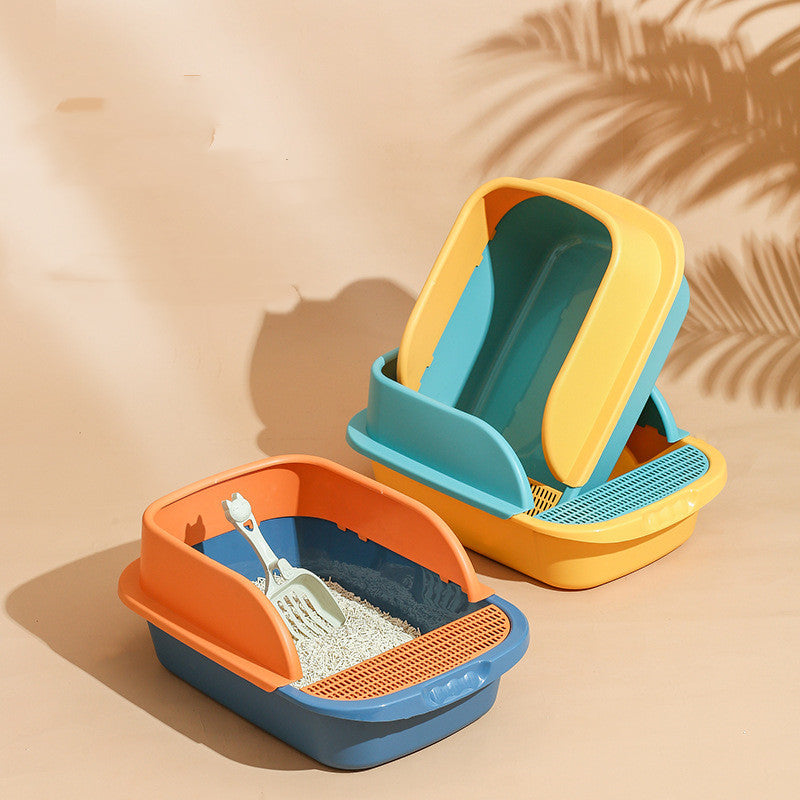 Enclosed Cat Litter Box Kennel