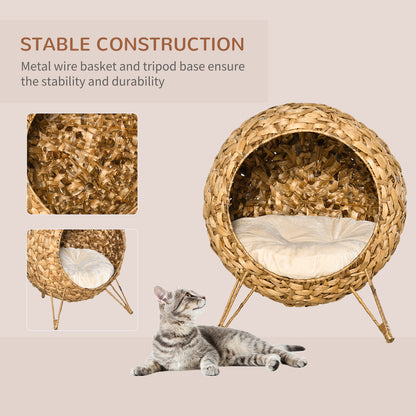 Elevated Banana Leaf Cat Bed