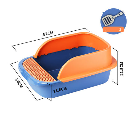 Enclosed Cat Litter Box Kennel