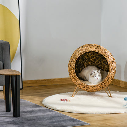 Elevated Banana Leaf Cat Bed
