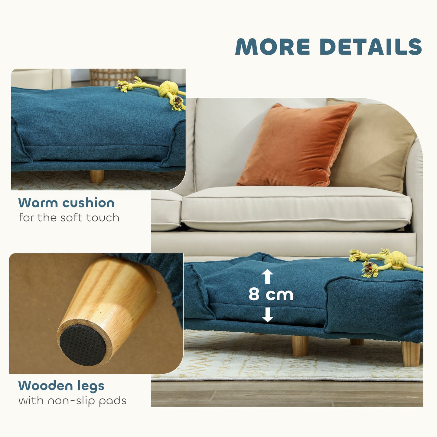 Raised Dog Couch